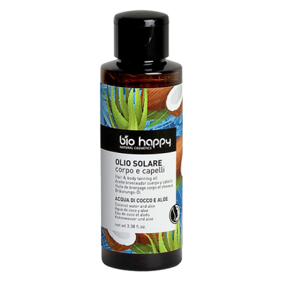 Bio Happy Sonnenöl Körper und Haare Kokos&Aloe (100ml)